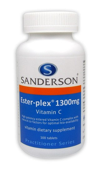 Sanderson Ester-plex 1300mg Vitamin C Tablets 100