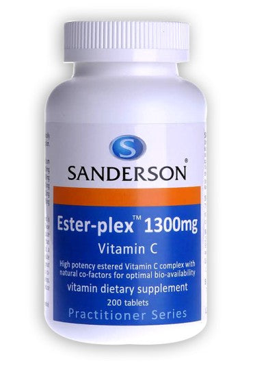 Sanderson Ester-plex 1300mg Vitamin C Tablets 200
