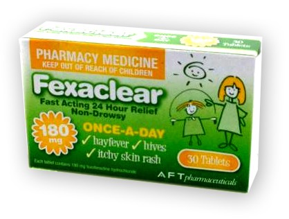 Fexaclear 180mg Tablets 30