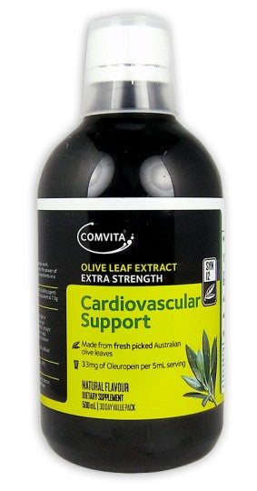 Comvita Olive Leaf Extract Extra Strength Cardio Support 500ml