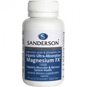 Sanderson High Absorption Organic Magnesium FX Tablets 120