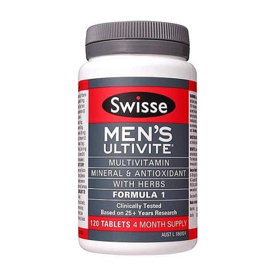 Swisse Mens Ultivite Formula 1 Tablets 120