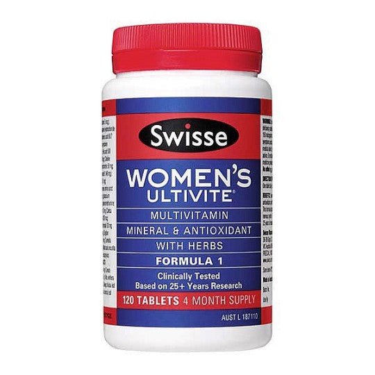 Swisse Womens Ultivite Formula 1 Tablets 120