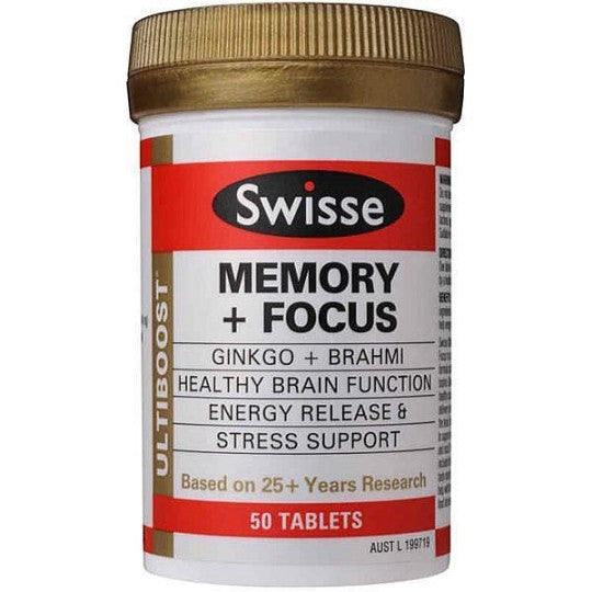 Swisse Ultiboost Memory & Focus Tablets 50