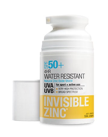 Invisible Zinc 4hr Waterproof SPF50+ 50ml
