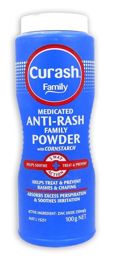 Curash Anti-Rash Family Powder 100g