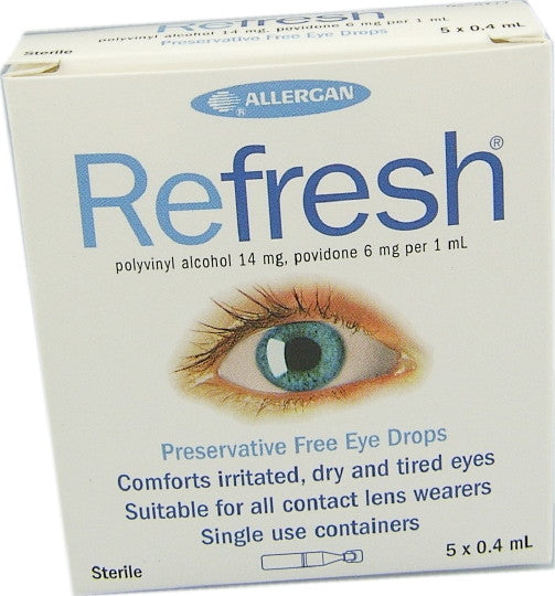 Refresh Eye Drops 5x0.4ml