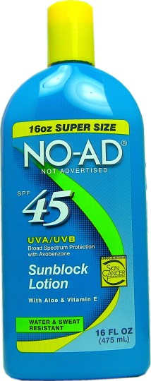 No-Ad Sunblock Lotion 475ml SPF45