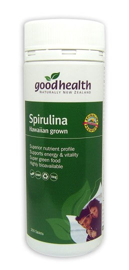 Good Health Spirulina Tablets 200 (plastic bottle)
