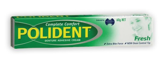 Polident Poligrip Denture Adhesive Cream 60g