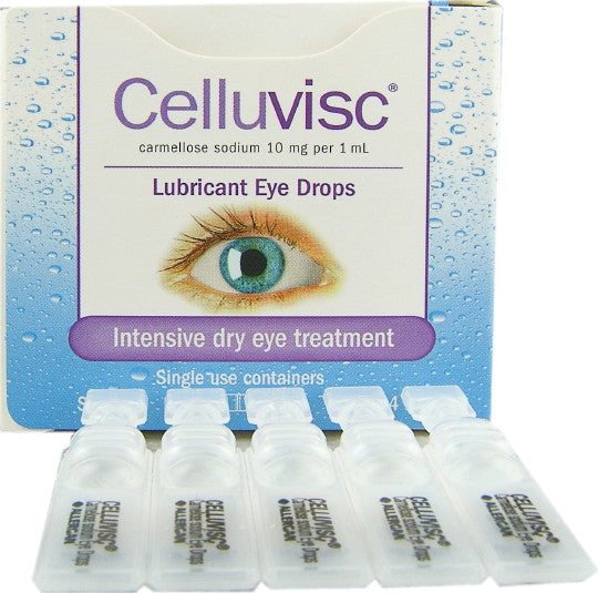 Celluvisc Lubricant Eye Drops 30 vials