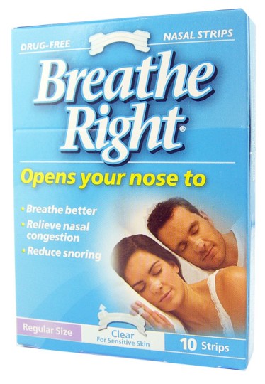 Breathe Right Clear Strips 10 Small/medium