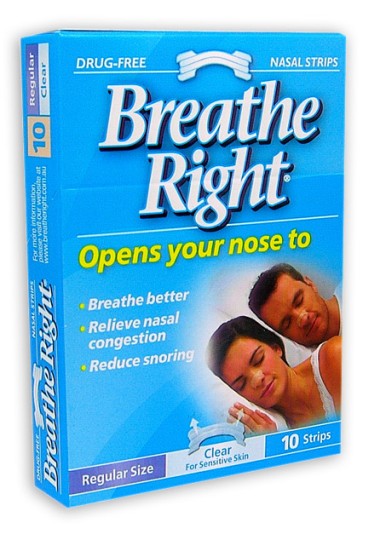 Breathe Right Nasal Strips Regular Tan 10