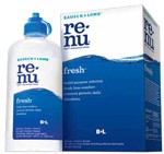 Bausch & Lomb Renu Fresh Duo Pack 475ml Includes 355ml + 120ml + Lens Case