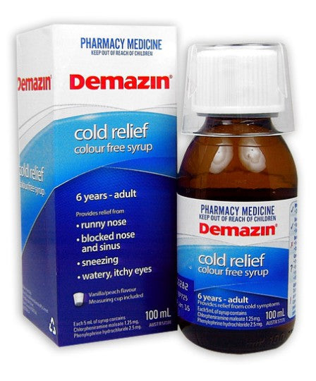 Demazin Clear Syrup 100ml