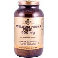 Solgar Psyllium Husks Fiber 500 mg Veggie Capsules 200