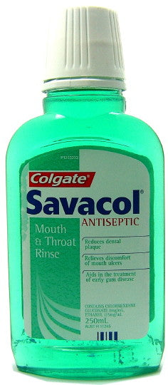 Savacol Mouth & Throat Rinse.250ml
