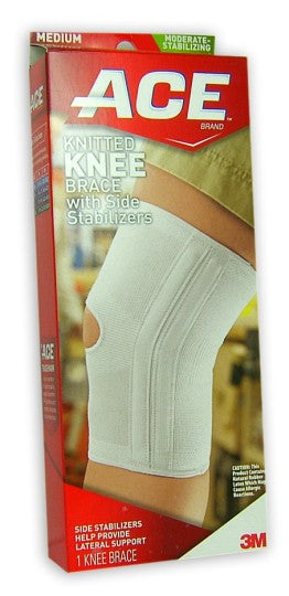 ACE Plus Knee Brace With Side Stabilisers - Medium 39cm-46cm