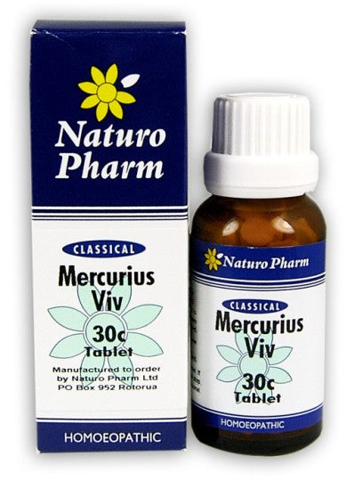 Naturopharm Mercurius Viv 30c Tablets