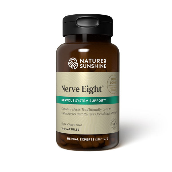 Natures Sunshine Nerve Eight Capsules 100