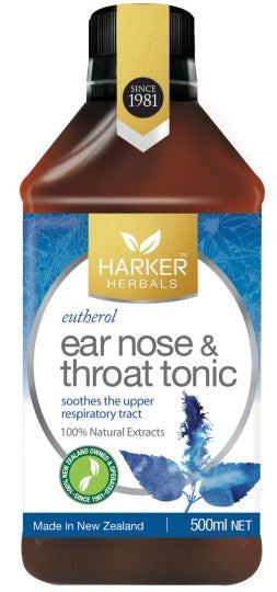 Malcolm Harker Ear Nose & Throat Tonic 500ml (previously Eutherol)