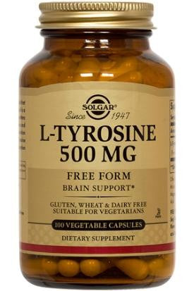Solgar L-Tyrosine 500mg Vegetable Capsules 50