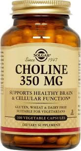 Solgar Choline Vegecaps 100