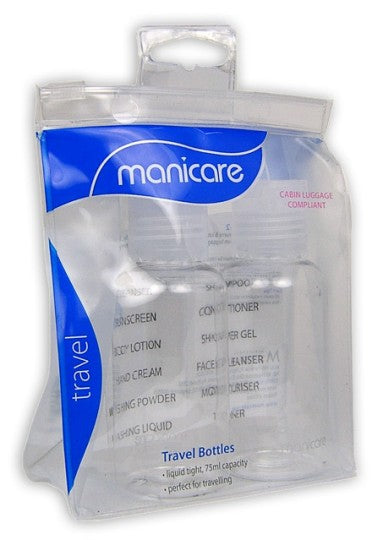 Manicare Cosmetic Bottles with Bag