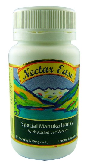 Nectar Ease Special Manuka Honey With Bee Venom Capsules 250mg 100