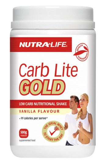 Nutralife Carb-Lite Low Carb Protein Shake Powder Vanilla 500g
