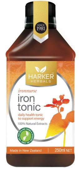 Harker Herbals Iron Tonic 250ml (previously Ironnurse)