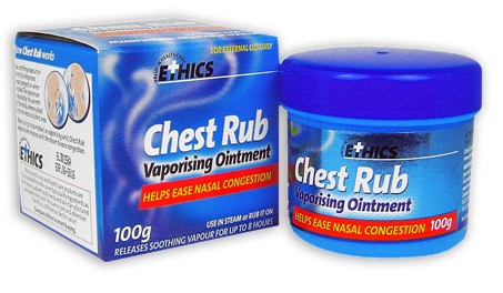 Ethics Chest Rub 100g