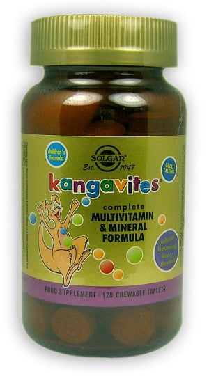 Solgar Kangavites Multi & Mineral Formula Berry Chewies 120