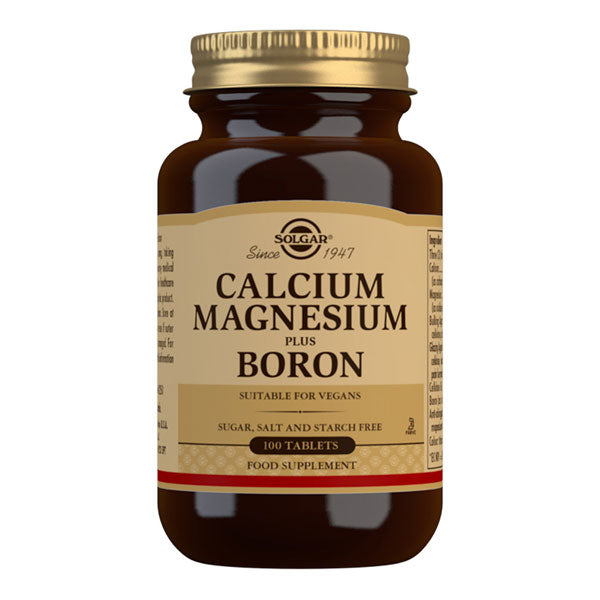Solgar Calcium Magnesium Boron Tablets 100