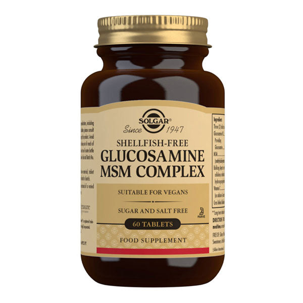 Solgar Glucosamine MSM Complex (Shellfish-Free) Tablets 60