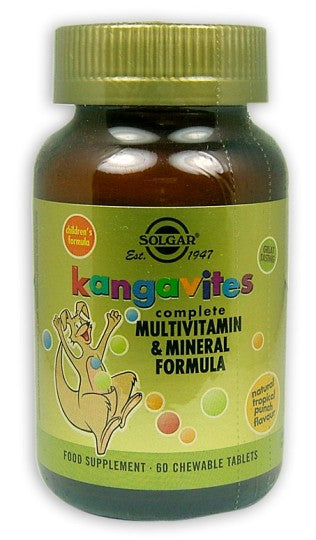 Solgar Kangavites Multi & Mineral Formula Tropical Chewies 60