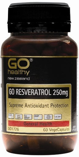 Go Resveratrol 250mg Vegecaps 30