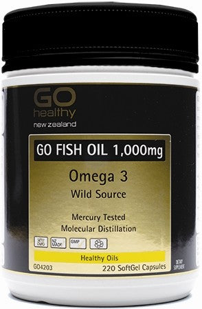 Go Fish Oil 1000mg Odourless Vegecaps 220