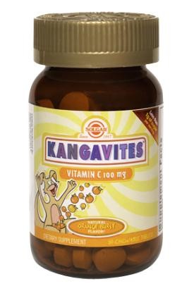 Solgar Kangavites Vitamin C 100 mg Chewable Tablets 90
