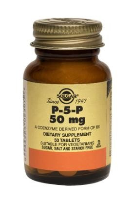 Solgar Pyridoxal-5-Phosphate (P-5-P) (Specially Coated) 50 mg Tablets 50