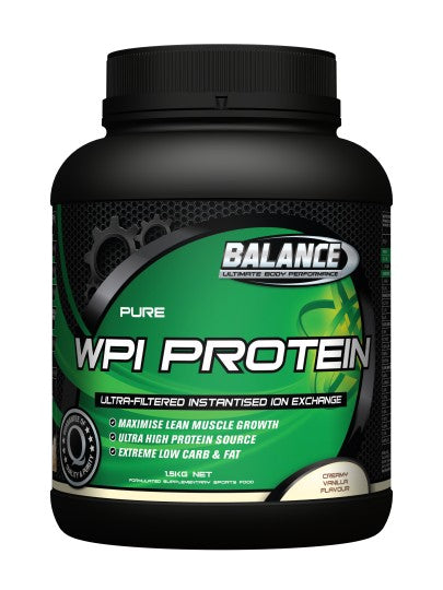 Balance WPI Protein Powder Vanilla 1.5kg