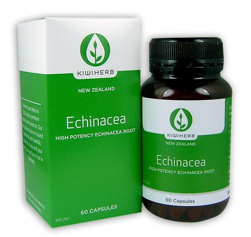 Kiwiherb Echinacea Root Capsules 60