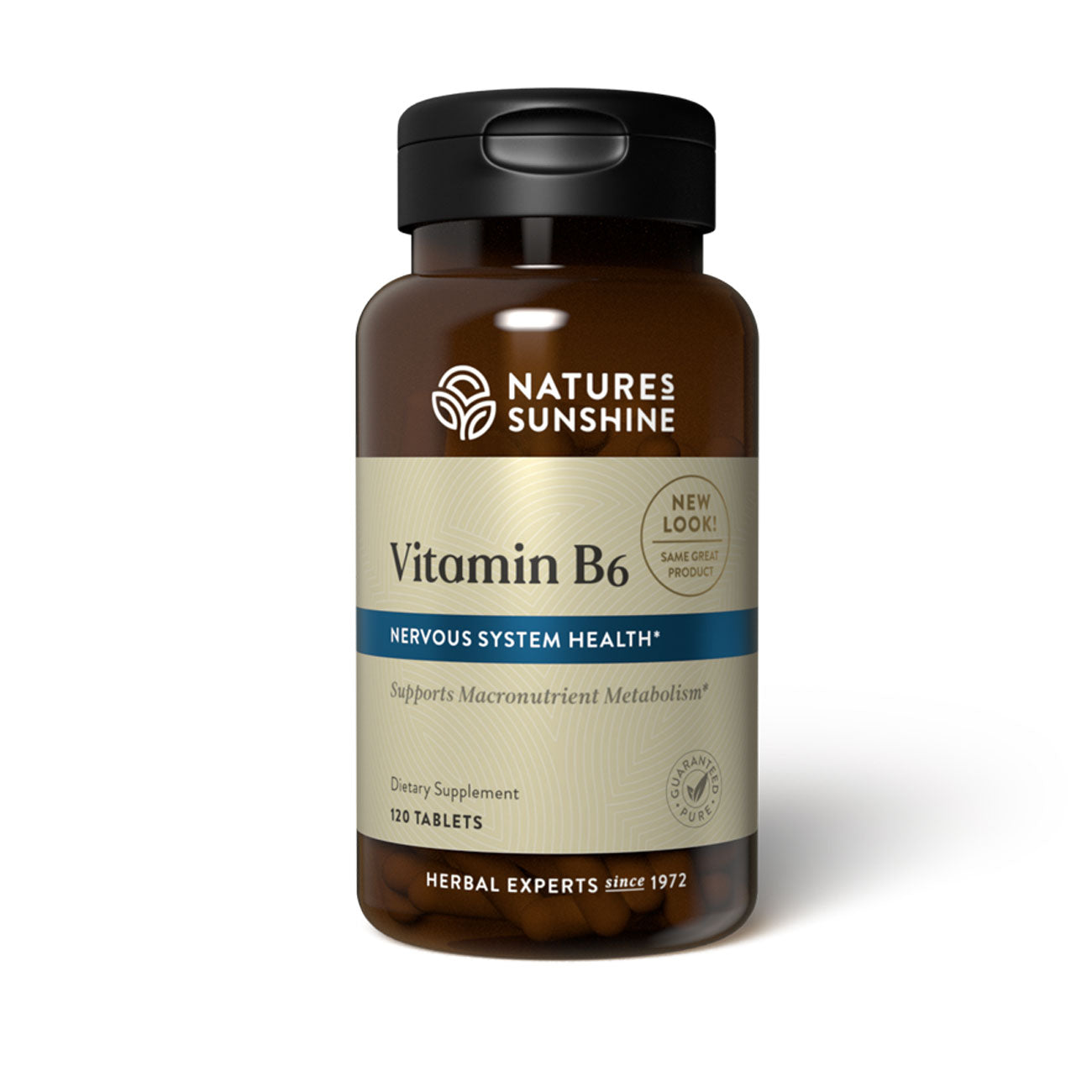 Natures Sunshine Vitamin B6 50mg Tablets 120