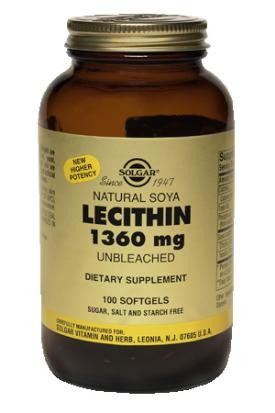 Solgar Lecithin 1360mg Softgels 100