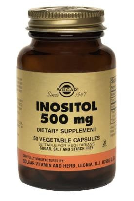 Solgar Inositol 500 mg Vegetable Capsules 50