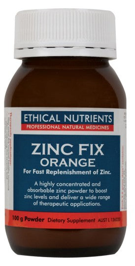 Ethical Nutrients Zinc Fix Powder - Orange 100g