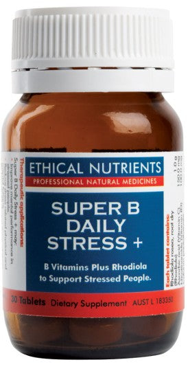Ethical Nutrients Super B Daily Stress + Tablets 30