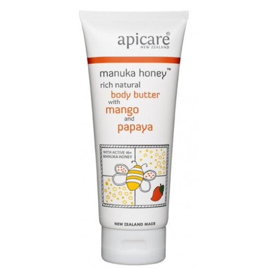 Apicare Manuka Honey Body Butter With Mango & Papaya 200g