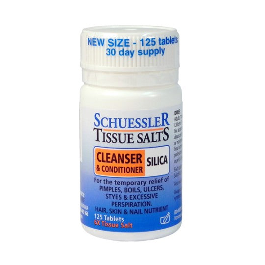 Schuessler Tissue Salt Silica Cleanser & Conditioner Tablets 125
