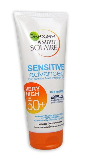Garnier Ambre Solaire Sensitive Advanced SPF50+ Tube 200ml